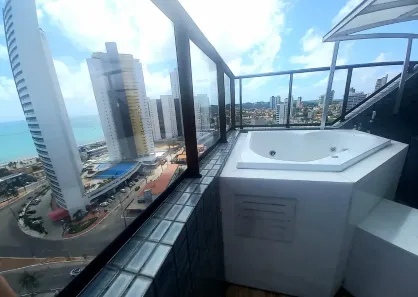 Flat com 1 Quarto para alugar, 48m² no Ponta Negra, Natal
