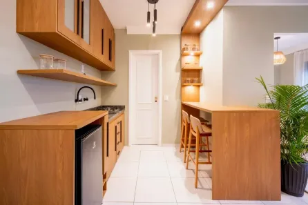 Flat com 1 Quarto à venda, 42m² no Jardim Paulistano, São Paulo
