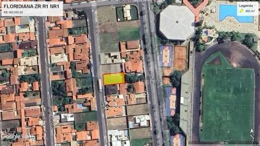 Lote/Terreno à venda, 450m² no Jardim Floridiana, Rio Claro