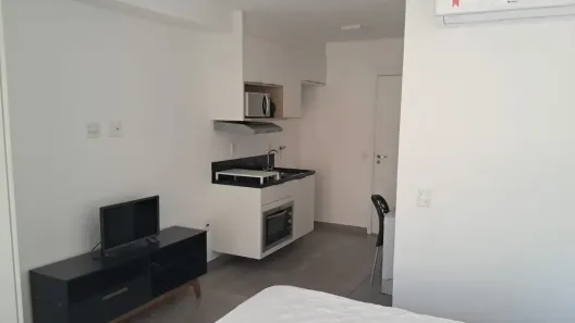 Apartamento com 1 Quarto para alugar, 27m² no Mirandópolis, São Paulo