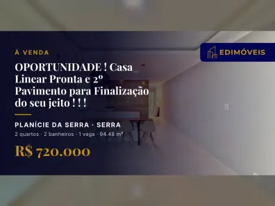 Casa com 2 Quartos à venda, 94m² no Planície da Serra, Serra