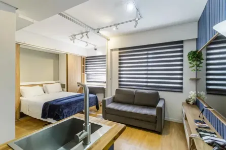 Kitnet com 1 Quarto à venda, 32m² no Indianópolis, São Paulo
