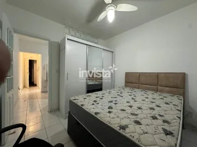 Kitnet com 1 Quarto para alugar, 30m² no Gonzaga, Santos