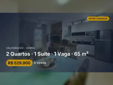 Apartamento com 2 Quartos à venda, 65m² no Valparaíso, Serra
