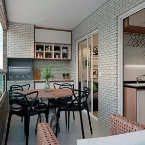 Apartamento com 2 Quartos à venda, 70m² no Boqueirão, Praia Grande