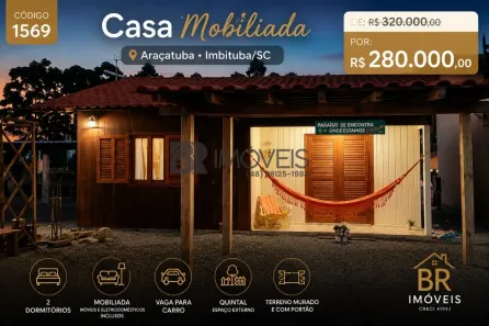 Casa com 2 Quartos à venda, 40m² no Campo Duna, Imbituba