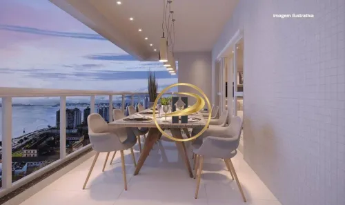 Apartamento com 3 Quartos à venda, 218m² no Ponta da Praia, Santos