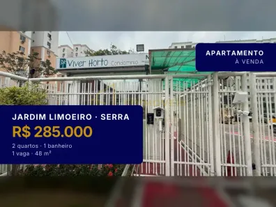 Apartamento com 2 Quartos à venda, 48m² no Jardim Limoeiro, Serra