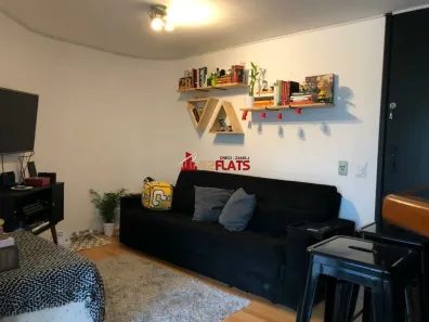Flat com 1 Quarto à venda, 48m² no Cidade Monções, São Paulo