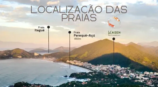 Apartamento com 2 Quartos à venda, 68m² no Perequê-Acu, Ubatuba