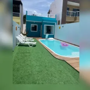 Casa de Condomínio com 2 Quartos para alugar, 70m² no Jauá (Abrantes), Camaçari