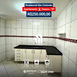 Apartamento com 2 Quartos à venda, 55m² no Bandeiras, Osasco