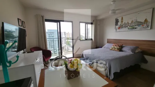 Apartamento com 1 Quarto para alugar, 27m² no Indianópolis, São Paulo