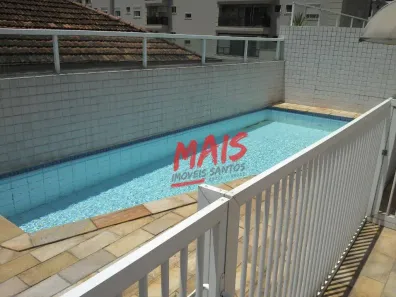 Apartamento com 3 Quartos para alugar, 80m² no Gonzaga, Santos