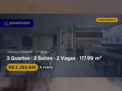 Apartamento com 3 Quartos à venda, 117m² no Jardim Camburi, Vitória