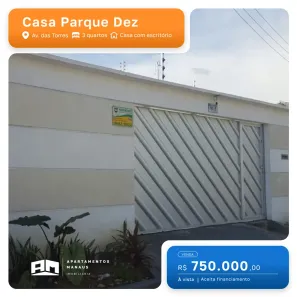 Casa com 3 Quartos à venda, 200m² no Parque 10 de Novembro, Manaus