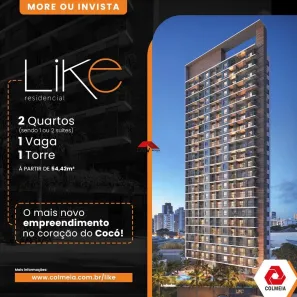 Apartamento com 2 Quartos à venda, 55m² no Cocó, Fortaleza