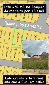 Lote/Terreno à venda, 470m² no Triângulo, Porto Velho
