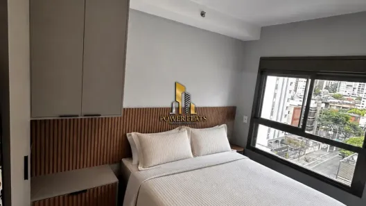 Apartamento com 1 Quarto para alugar, 27m² no Perdizes, São Paulo