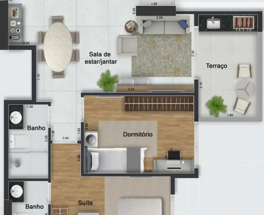 SKYLINE RESIDENCE no Macuco, Santos