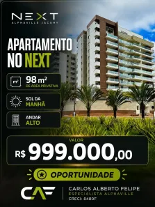 Apartamento com 3 Quartos à venda, 98m² no Jacuhy, Serra