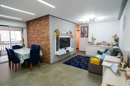 Apartamento com 3 Quartos à venda, 94m² no Vila Scarpelli, Santo André