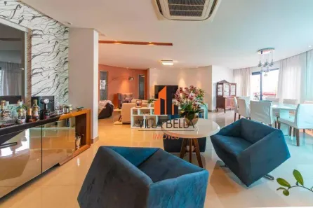 Apartamento com 4 Quartos para alugar, 209m² no Vila Bastos, Santo André