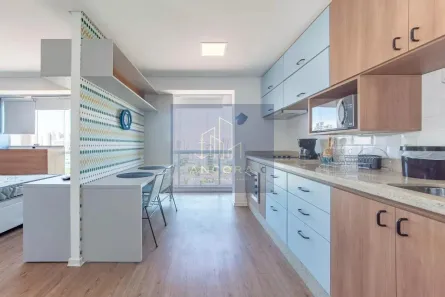 Apartamento com 1 Quarto para alugar, 33m² no Brooklin Paulista, São Paulo