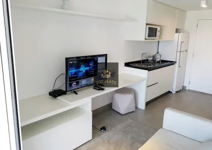 Flat com 1 Quarto para alugar, 34m² no Brooklin Paulista, São Paulo