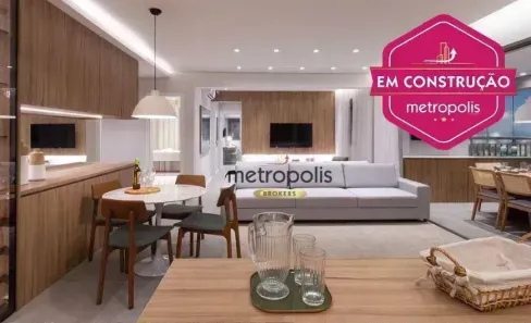 Apartamento com 3 Quartos à venda, 108m² no Vila Gilda, Santo André