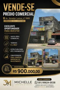 Prédio Residencial com 3 Quartos à venda, 600m² no Telégrafo, Belém