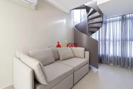 Flat com 1 Quarto para alugar, 46m² no Itaim Bibi, São Paulo