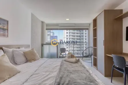 Apartamento com 1 Quarto para alugar, 29m² no Sumaré, São Paulo
