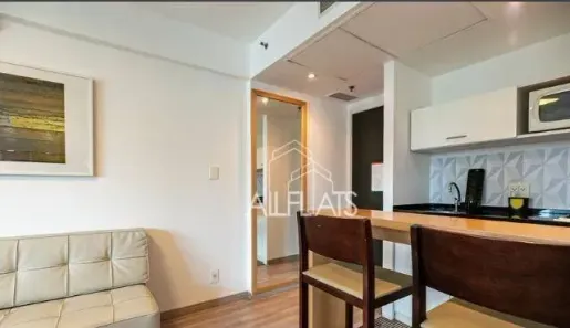 Flat com 1 Quarto à venda, 28m² no Indianópolis, São Paulo