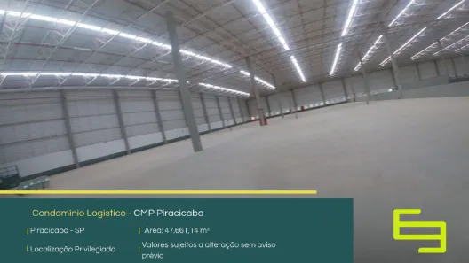 Galpão/Depósito/Armazém para alugar, 47661m² no Conceição, Piracicaba