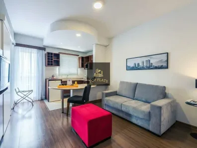 Flat com 1 Quarto para alugar, 30m² no Vila Olímpia, São Paulo
