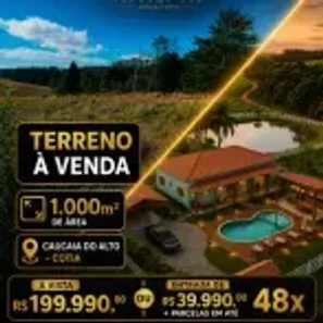 Lote/Terreno à venda, 1000m² no Centro (Caucaia do Alto), Cotia