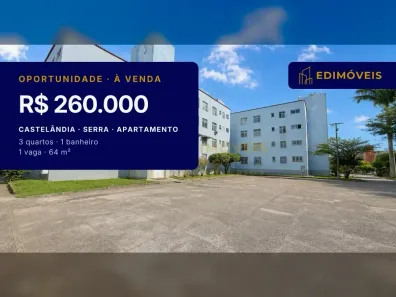 Apartamento com 3 Quartos à venda, 64m² no Castelândia, Serra