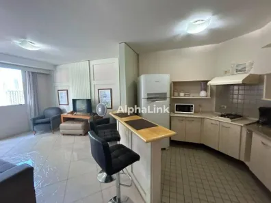 Apartamento com 1 Quarto para alugar, 54m² no Alphaville Centro Industrial e Empresarial/Alphaville., Barueri