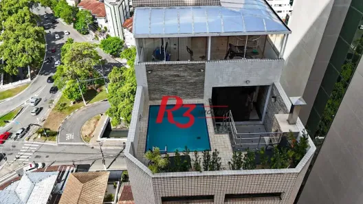 Cobertura com 3 Quartos à venda, 381m² no Gonzaga, Santos