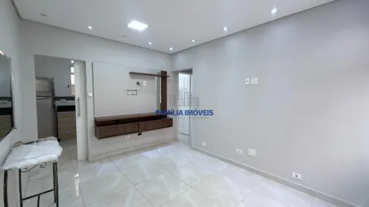 Apartamento com 2 Quartos para alugar, 55m² no Embaré, Santos