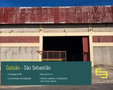 para alugar, 620m² no São Sebastião, Contagem