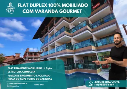 Apartamento com 2 Quartos à venda, 42m² no Porto de Galinhas, Ipojuca