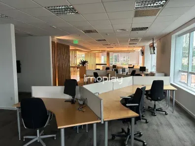 Sala Comercial para alugar, 408m² no Cidade Monções, São Paulo