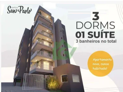 Apartamento com 3 Quartos à venda, 82m² no Jardim Brasil, Caraguatatuba