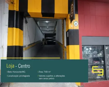 Sala Comercial para alugar, 748m² no Centro, Belo Horizonte