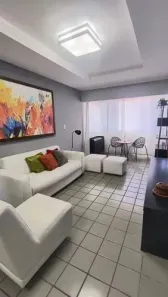 Apartamento com 3 Quartos para alugar, 114m² no Ponta Verde, Maceió
