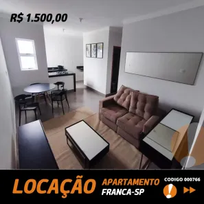 Apartamento com 2 Quartos para alugar, 47m² no Jardim Espraiado, Franca