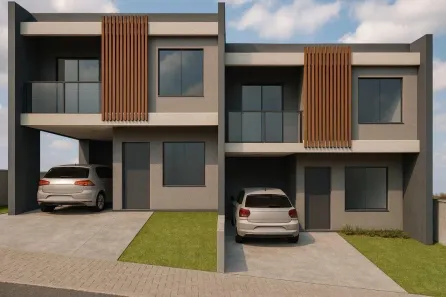 Sobrado com 3 Quartos à venda, 124m² no Uvaranas, Ponta Grossa