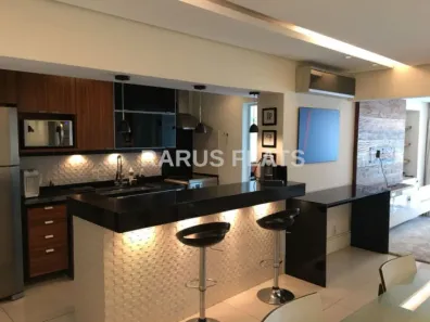 Flat com 2 Quartos para alugar, 96m² no Cidade Monções, São Paulo